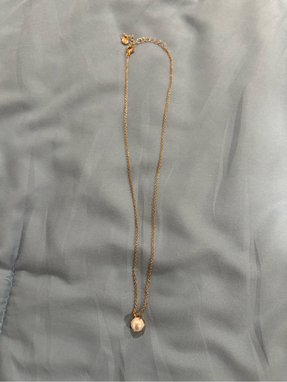 Gold Pearl Pendant Necklace - Women Jewelry
